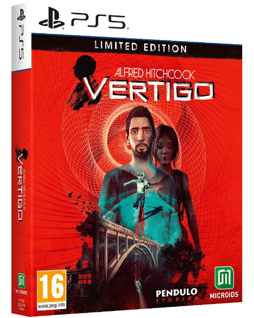Alfred Hitchcock: Vertigo box art for Playstation 5
